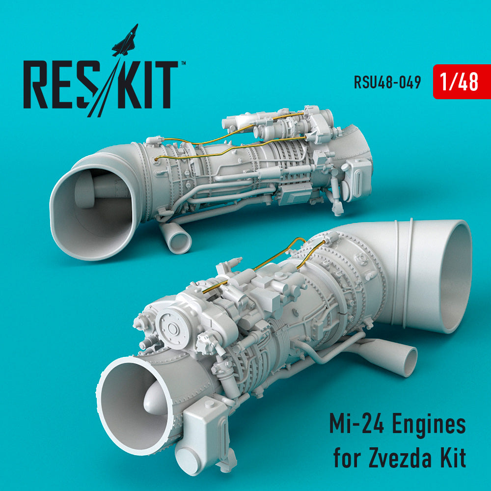 ResKit RSU48-0049 1:48 Mil Mi-24V/VP engines