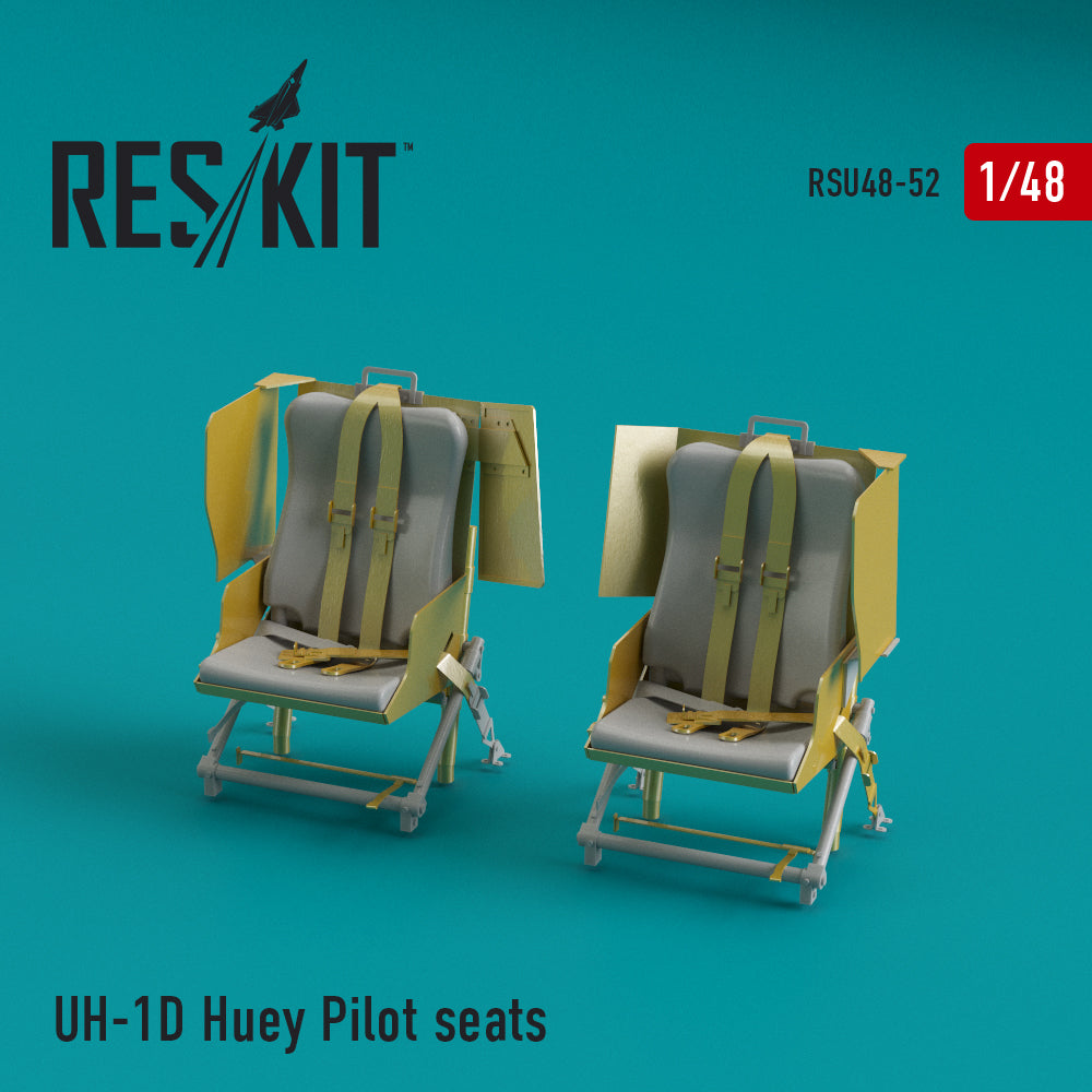ResKit RSU48-0052 1:48 Bell UH-1D Huey Pilot seats