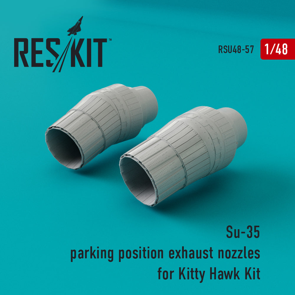 ResKit RSU48-0057 1:48 Sukhoi Su-35 parking position exhaust nozzles