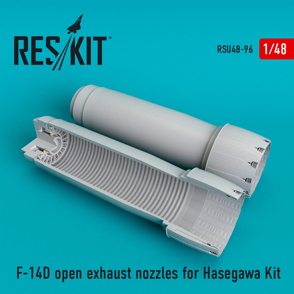 ResKit RSU48-0096 1:48 Grumman F-14D Tomcat open exhaust nozzles