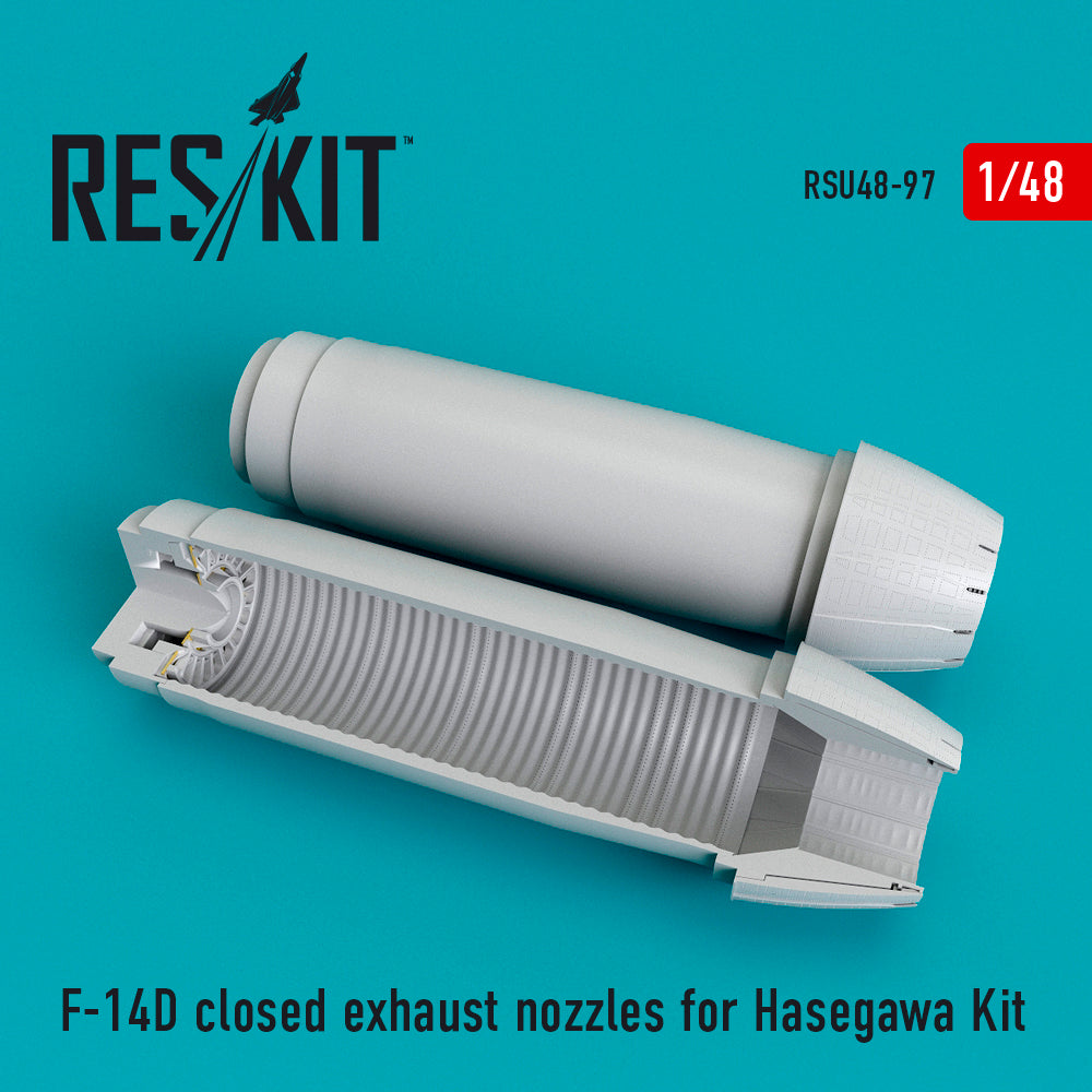 ResKit RSU48-0097 1:48 Grumman F-14D Tomcat closed exhaust nozzles