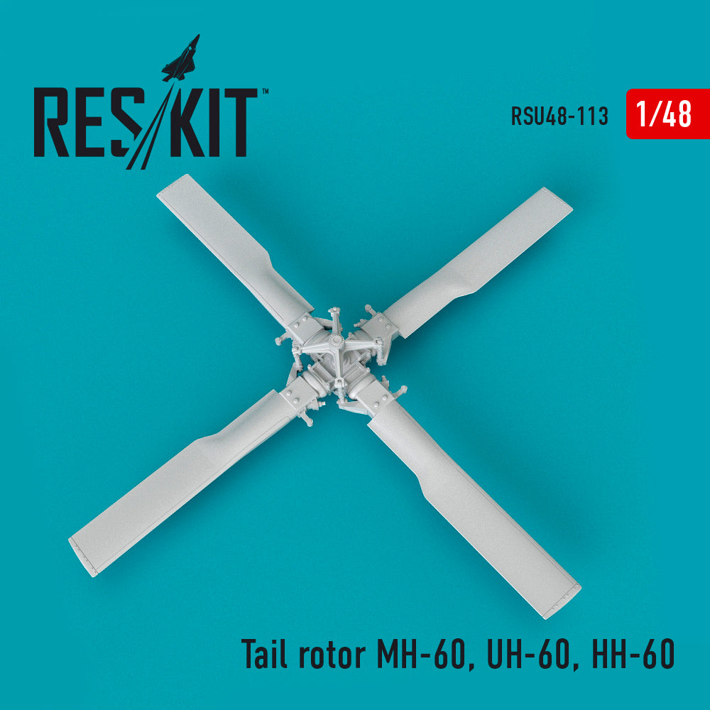 ResKit RSU48-0113 1:48 Tail rotor Sikorsky MH-60, UH-60, HH-60
