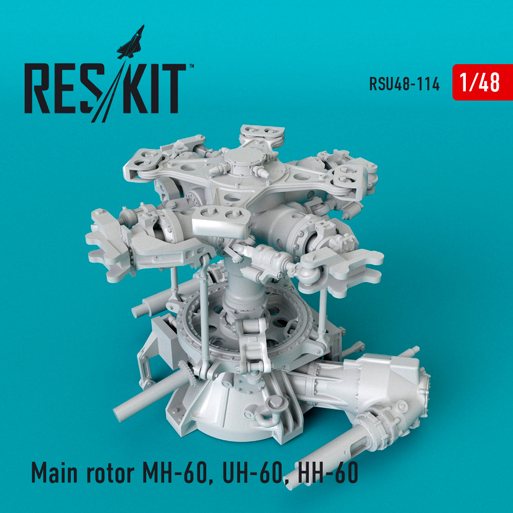ResKit RSU48-0114 1:48 Main rotor Sikorsky MH-60, UH-60, HH-60