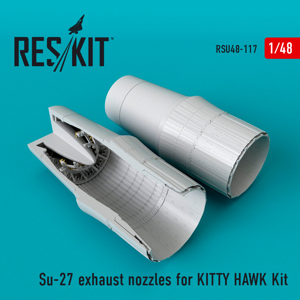 ResKit RSU48-0117 1:48 Sukhoi Su-27 exhaust nozzles
