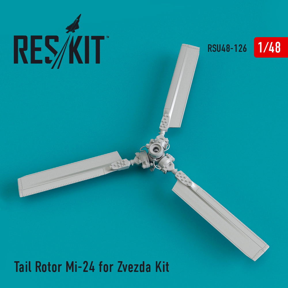ResKit RSU48-0126 1:48 Tail Rotor for the Mil Mi-24V/VP