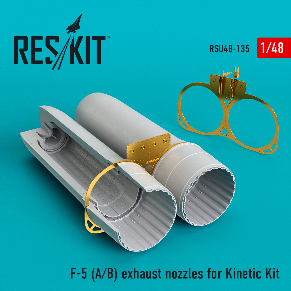 ResKit RSU48-0135 1:48 Northrop F-5A/F-5B exhaust nozzles