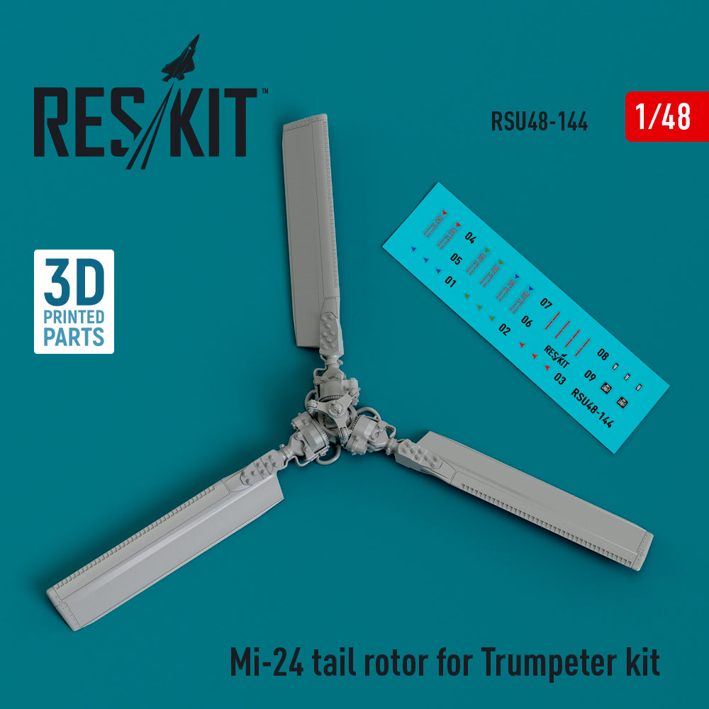 ResKit RSU48-0144 1:48 Mil Mi-24 tail rotor