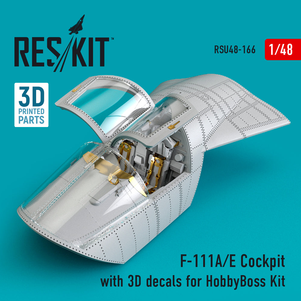 ResKit RSU48-0166 1:48 General-Dynamic F-111A/E Cockpit with
