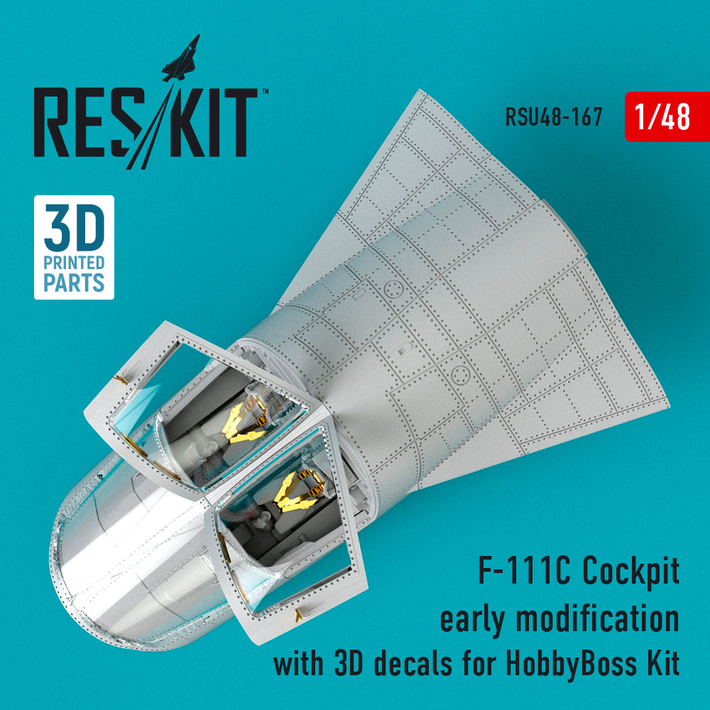 ResKit RSU48-0167 1:48 General-Dynamics F-111C Cockpit early modification with