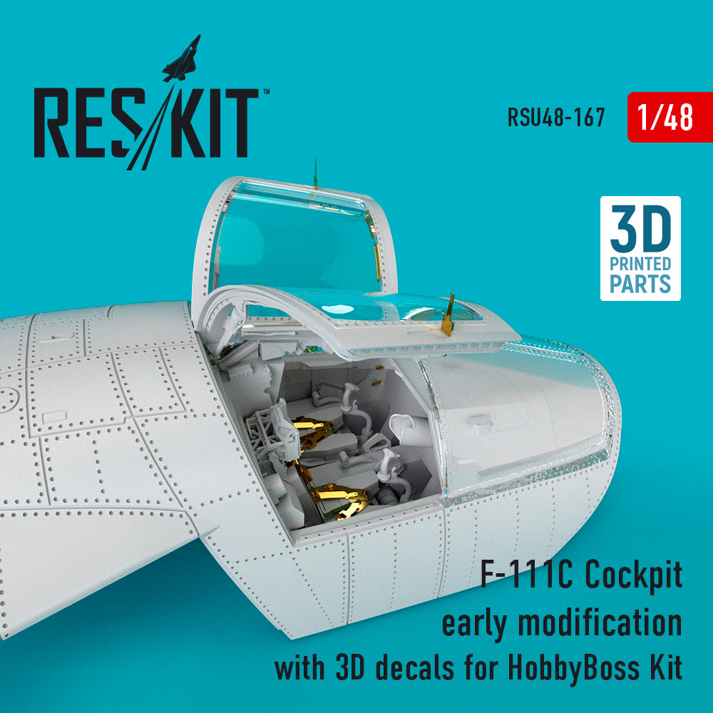 ResKit RSU48-0167 1:48 General-Dynamics F-111C Cockpit early modification with
