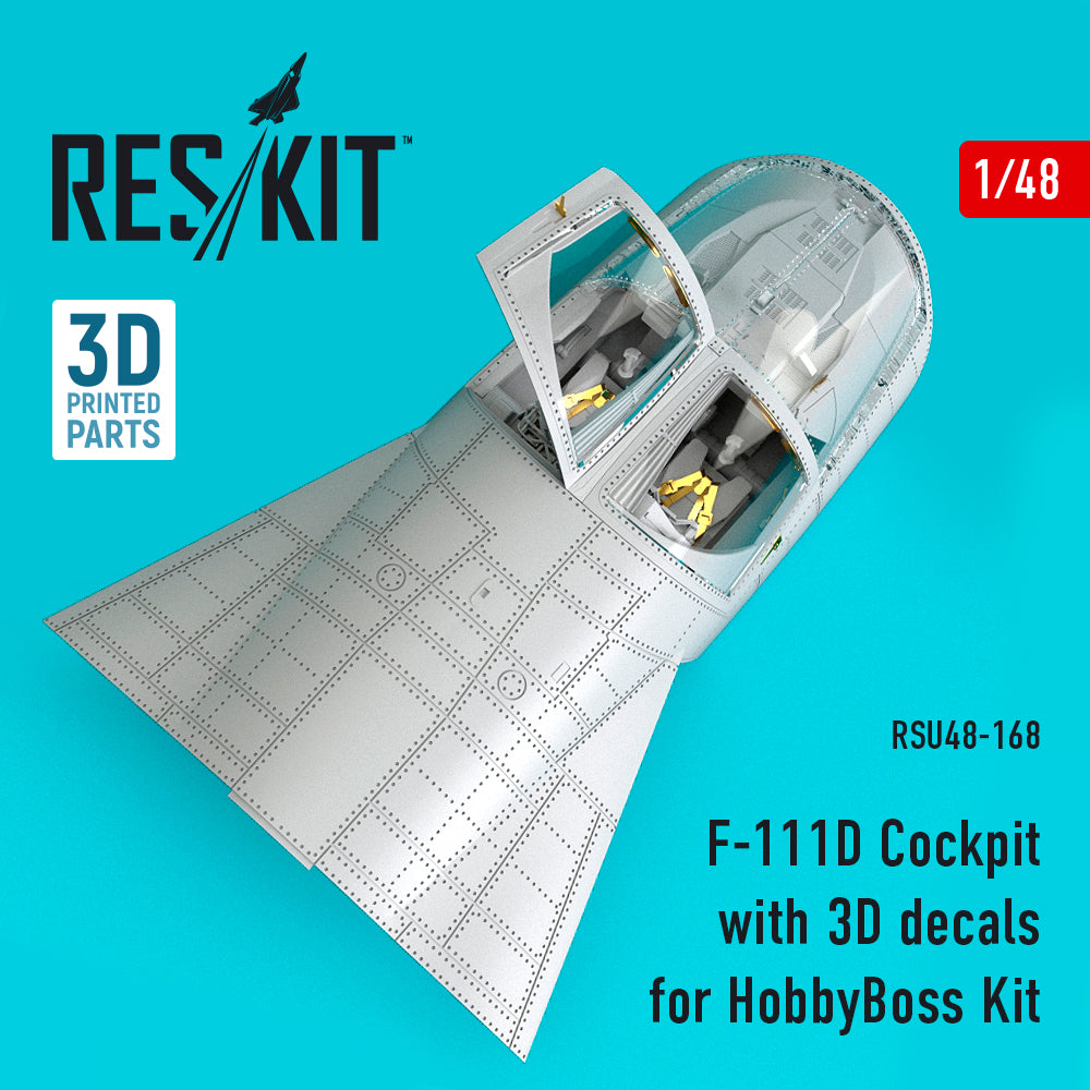 ResKit RSU48-0168 1:48 General-Dynamics F-111D Cockpit with