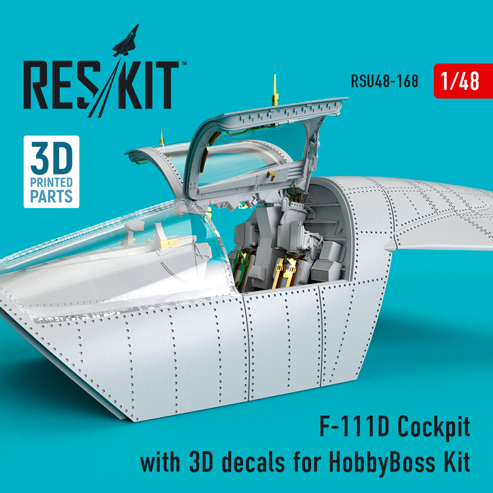 ResKit RSU48-0168 1:48 General-Dynamics F-111D Cockpit with