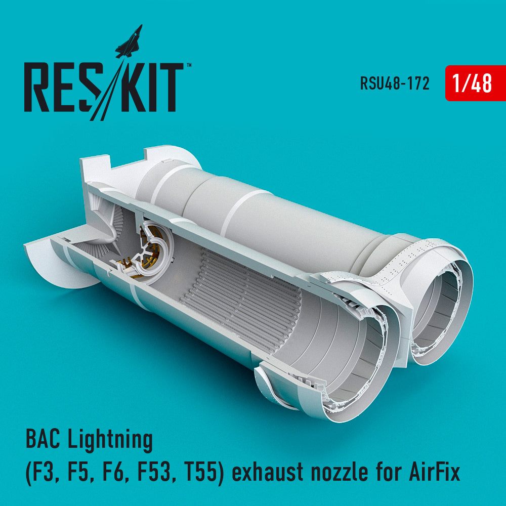 ResKit RSU48-0172 1:48 BAC/EE Lightning F.3 F.5 F.6, F.53, T.55 exhaust nozzle