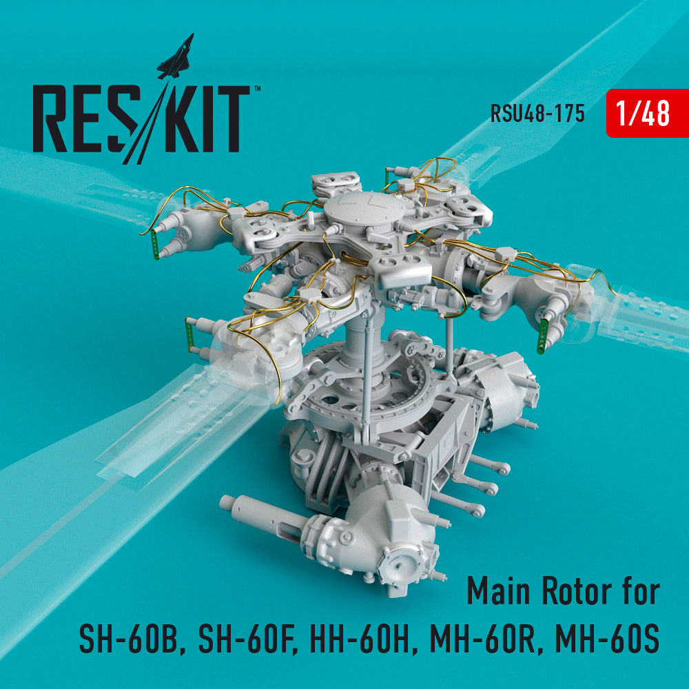 ResKit RSU48-0175 1:48 Main rotor for Sikorsky SH-60 series