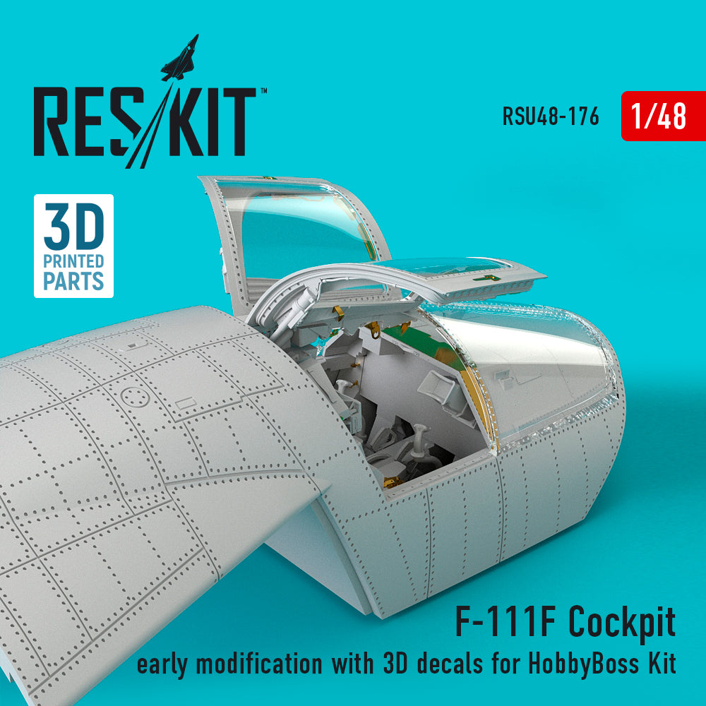 ResKit RSU48-0176 1:48 F-111F Cockpit Early Modification