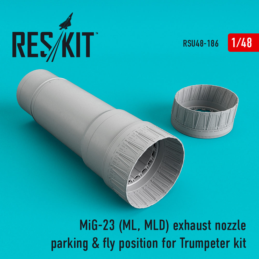 ResKit RSU48-0186 1:48 MiG-23ML/MLD Exhaust Nozzle