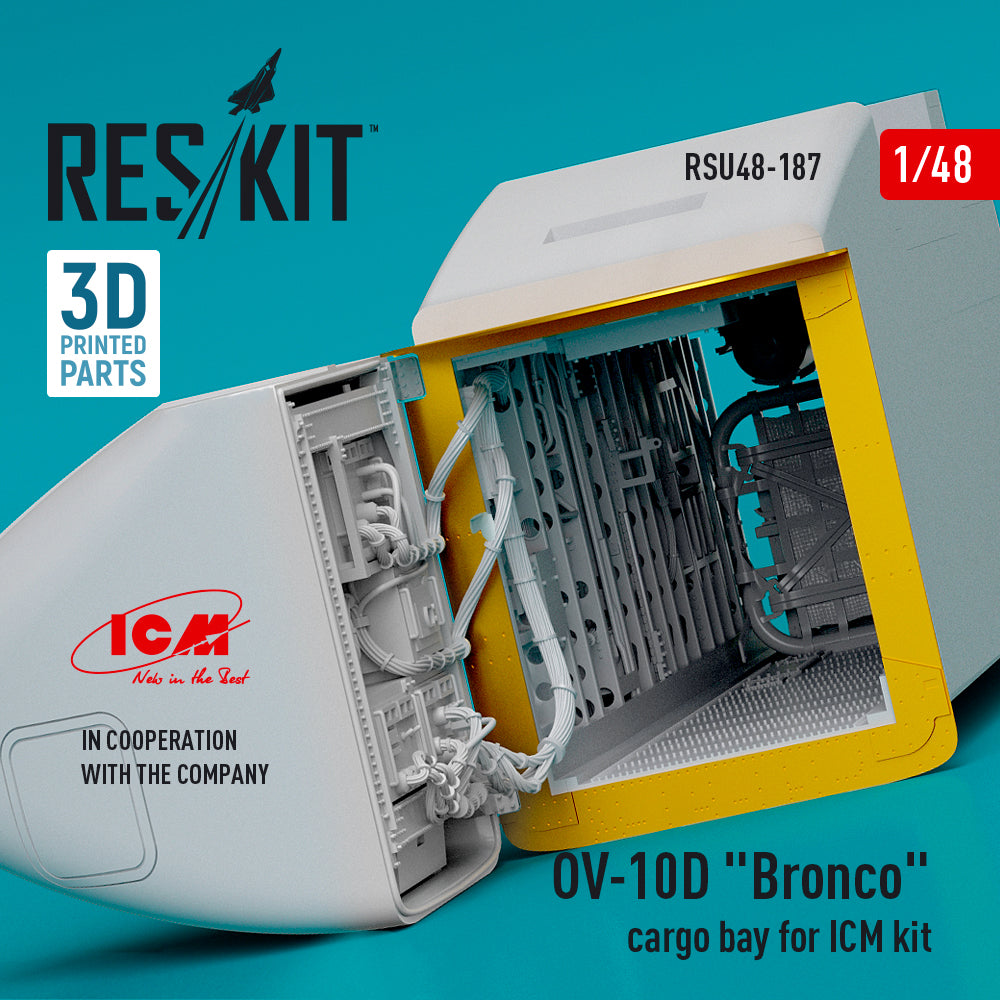 ResKit RSU48-0187 1:48 North-American/Rockwell OV-10D Bronco cargo bay