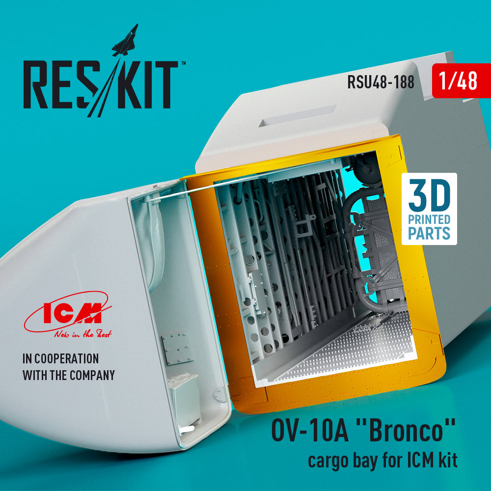 ResKit RSU48-0188 1:48 North-American/Rockwell OV-10A Bronco cargo bay