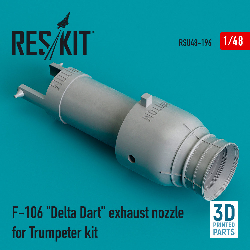 ResKit RSU48-0196 1:48 Convair F-106A Delta Dart exhaust nozzle