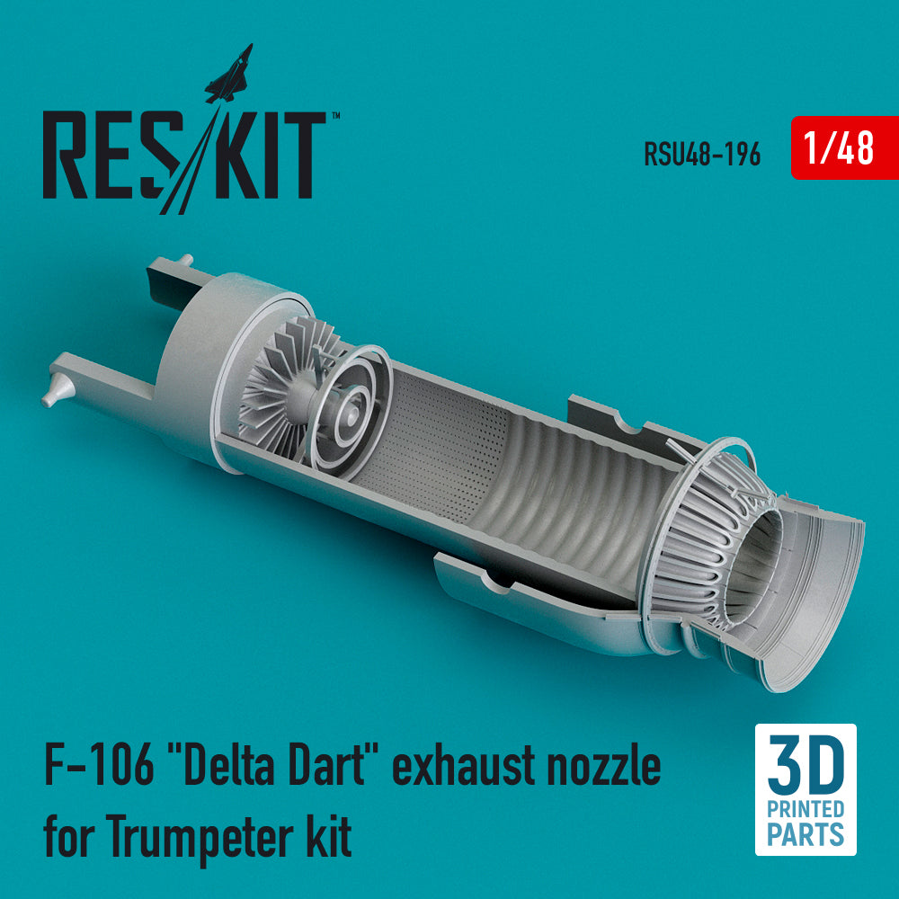 ResKit RSU48-0196 1:48 Convair F-106A Delta Dart exhaust nozzle