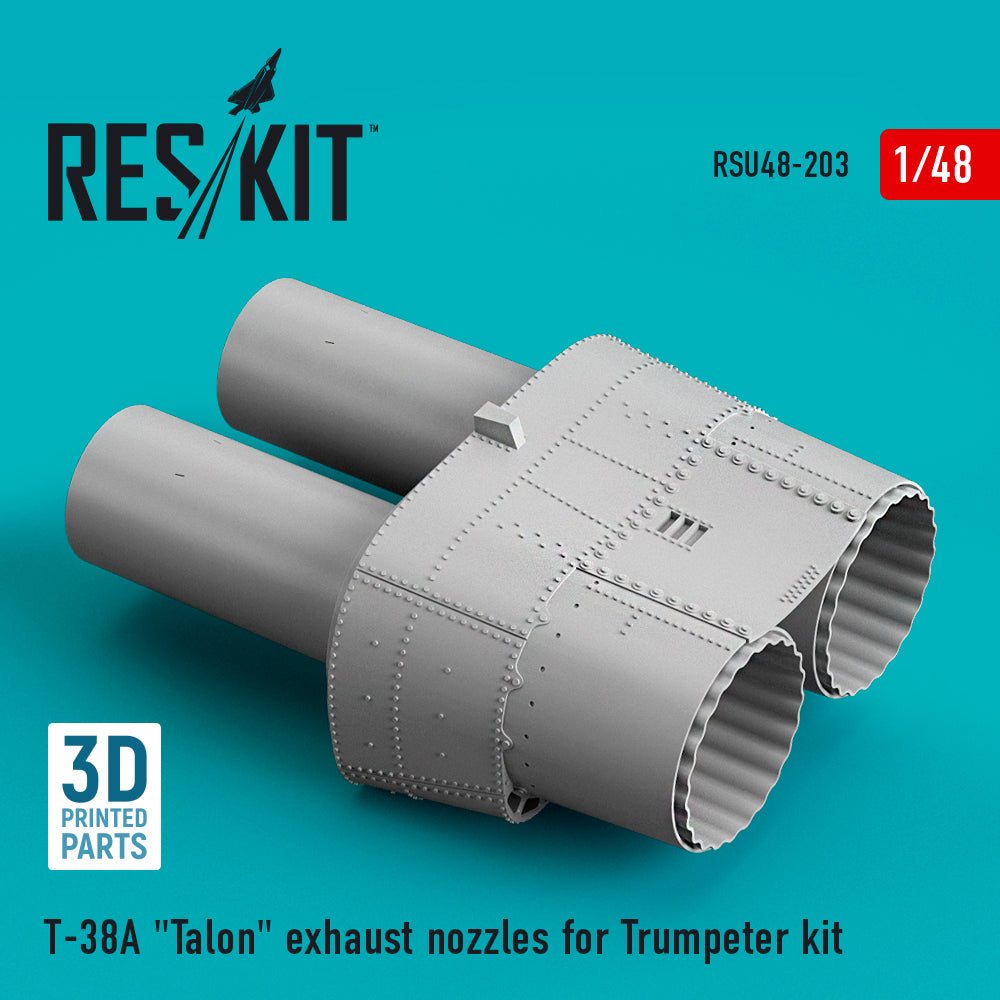 ResKit RSU48-0203 1:48 Northrop T-38A Talon exhaust nozzles