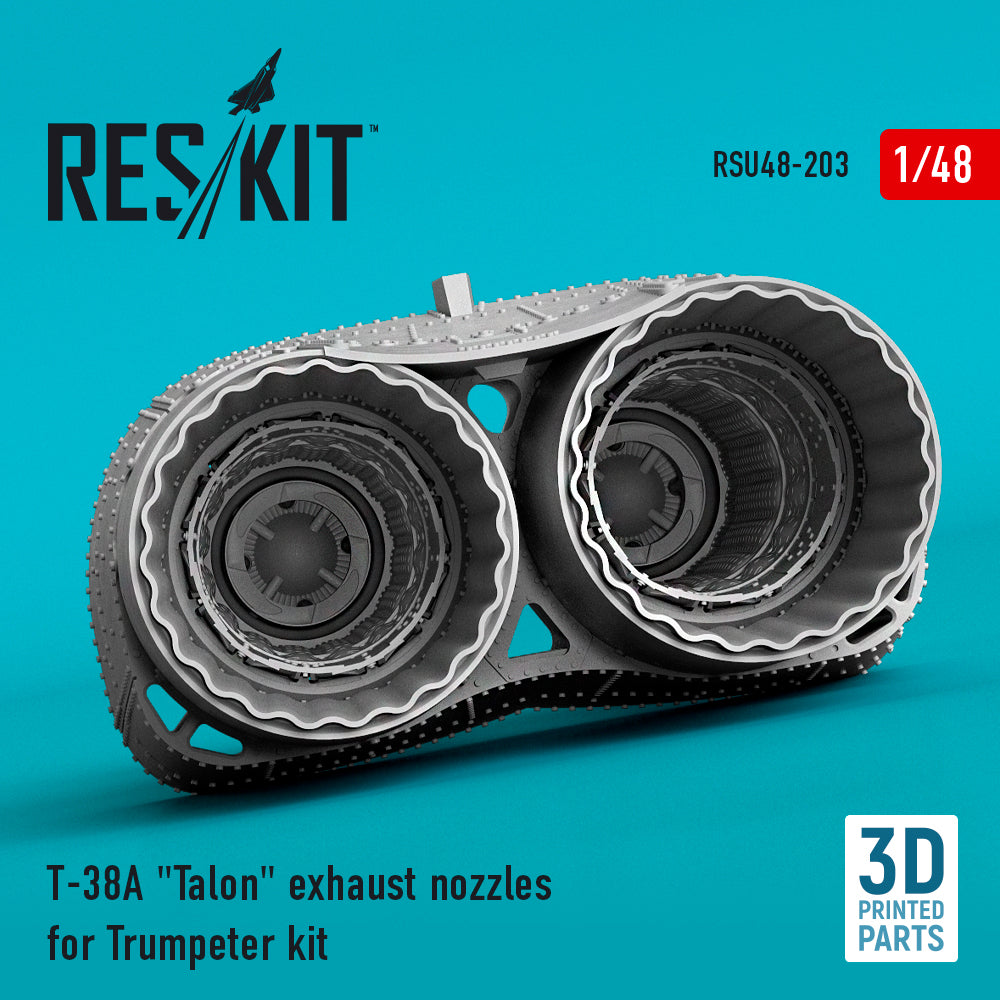 ResKit RSU48-0203 1:48 Northrop T-38A Talon exhaust nozzles