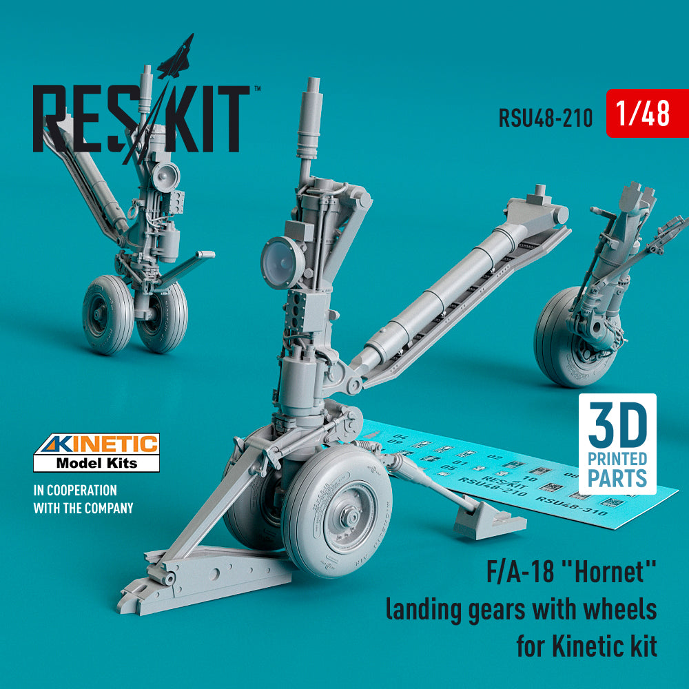 ResKit RSU48-0210 1:48 F/A-18A/B/C/D Hornet Landing Gear