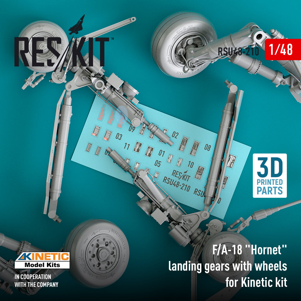 ResKit RSU48-0210 1:48 F/A-18A/B/C/D Hornet Landing Gear