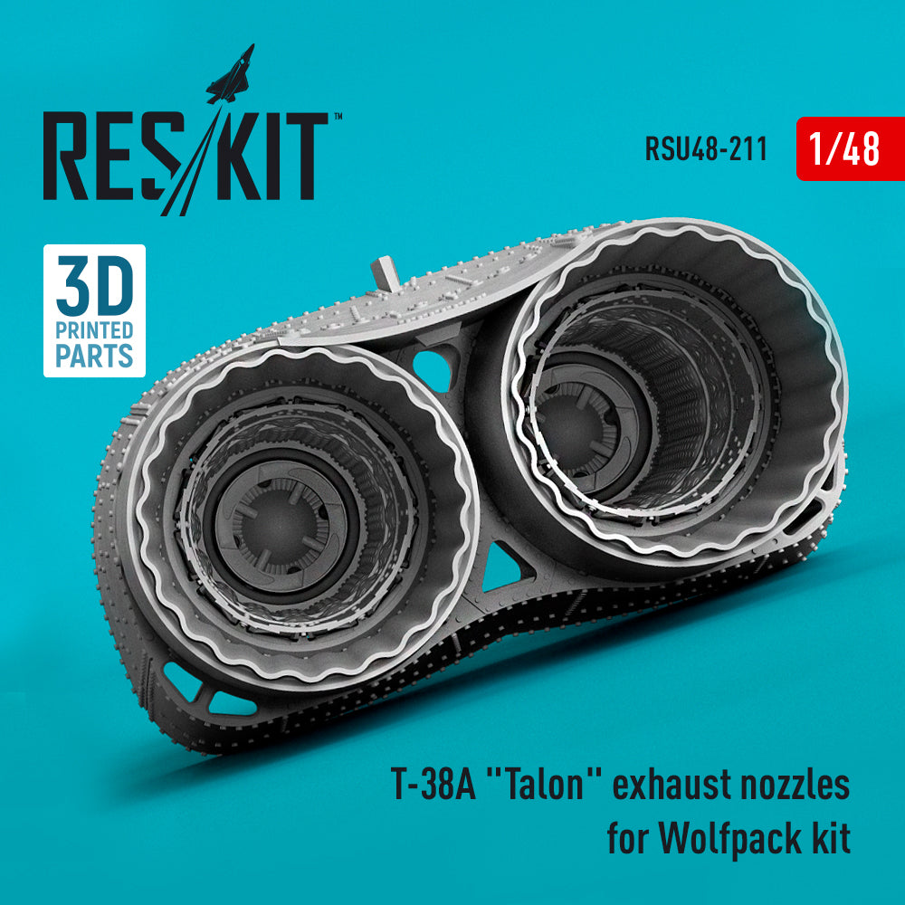 ResKit RSU48-0211 1:48 Northrop T-38A Talon exhaust nozzles
