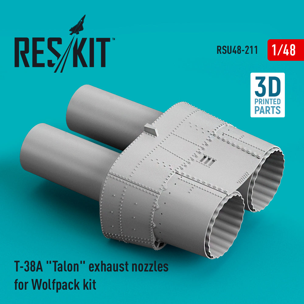 ResKit RSU48-0211 1:48 Northrop T-38A Talon exhaust nozzles