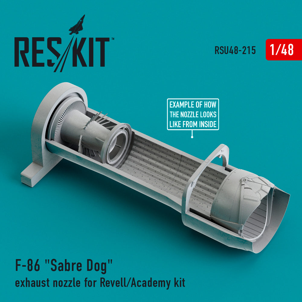 ResKit RSU48-0215 1:48 North-American F-86D Sabre Dog exhaust nozzle