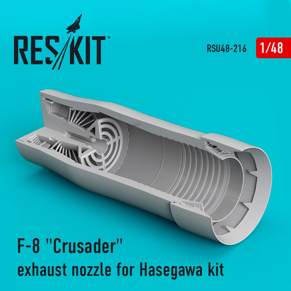 ResKit RSU48-0216 1:48 Vought F-8E Crusader exhaust nozzle