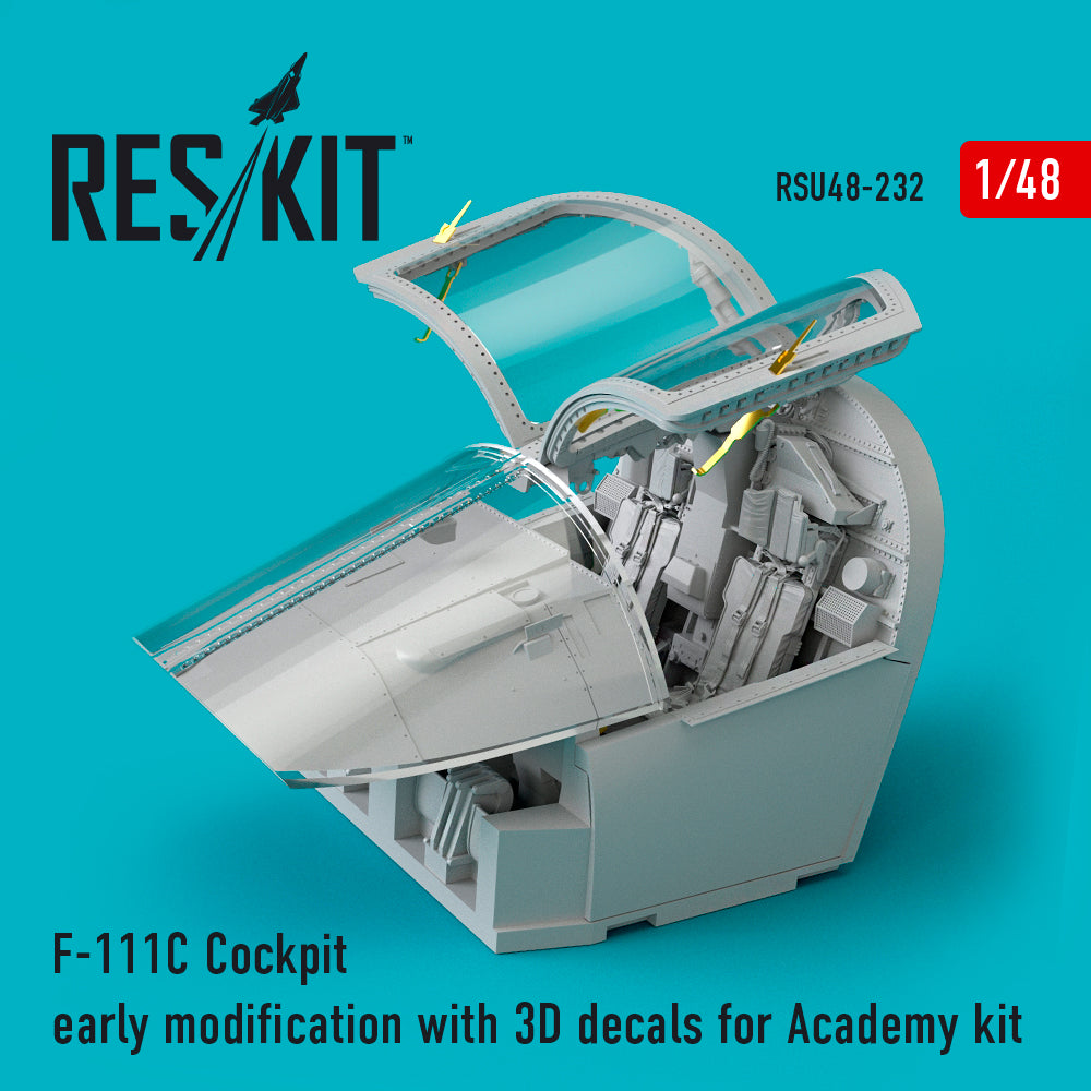 ResKit RSU48-0232 1:48 F-111C Cockpit Early Modification