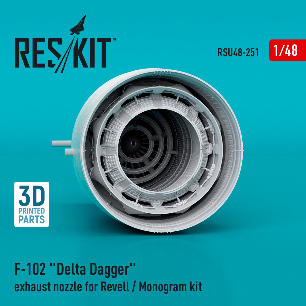 ResKit RSU48-0251 1:48 Convair F-102A Delta Dagger exhaust nozzle