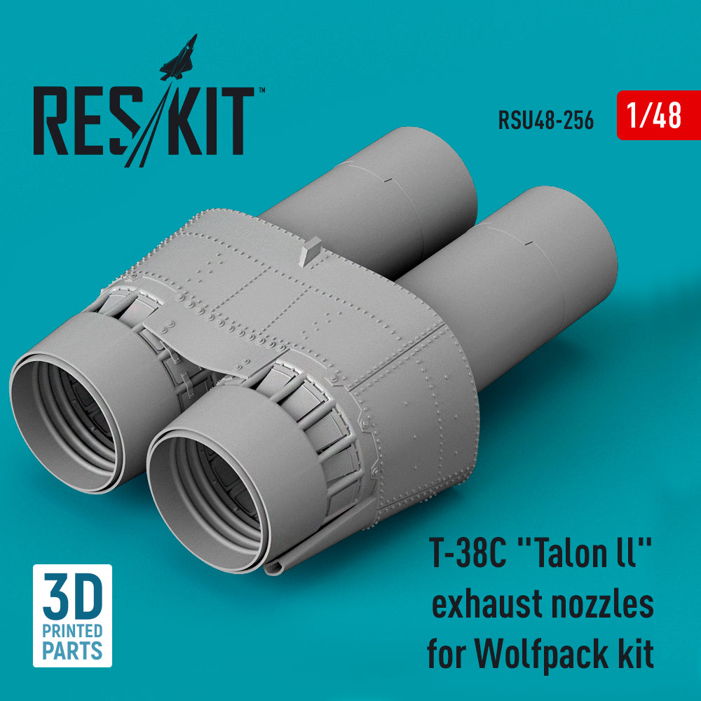 ResKit RSU48-0256 1:48 Northrop T-38C Talon ll exhaust nozzles