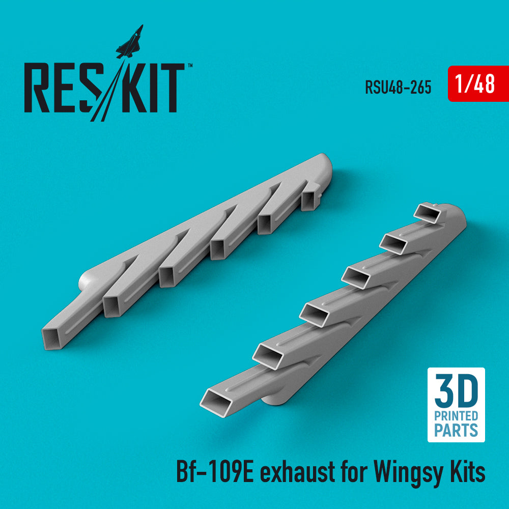 ResKit RSU48-0265 1:48 Messerschmitt Bf-109E exhaust