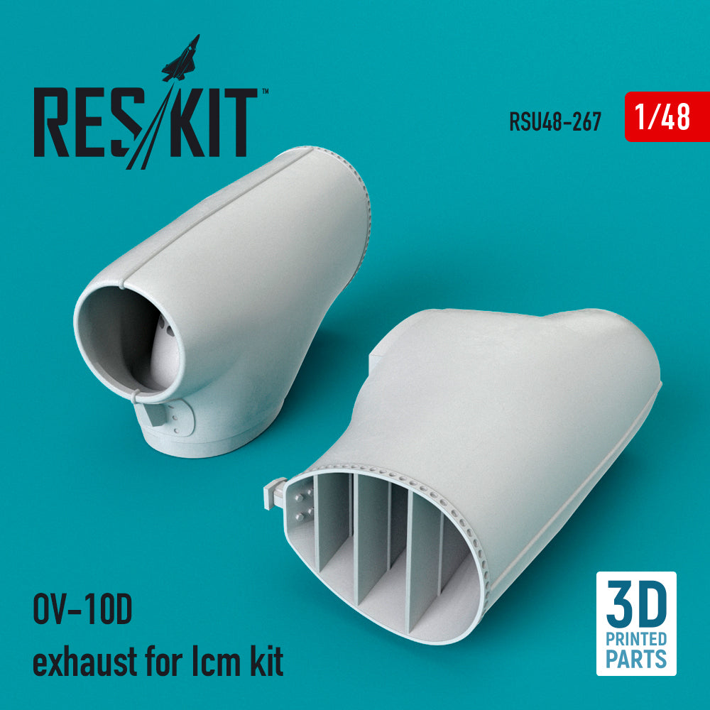 ResKit RSU48-0267 1:48 North-American/Rockwell OV-10D Bronco exhaust