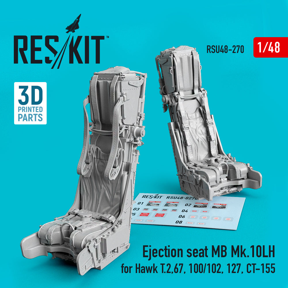 ResKit RSU48-0270 1:48 Bae Hawk MB Mk.10LH Ejection Seat