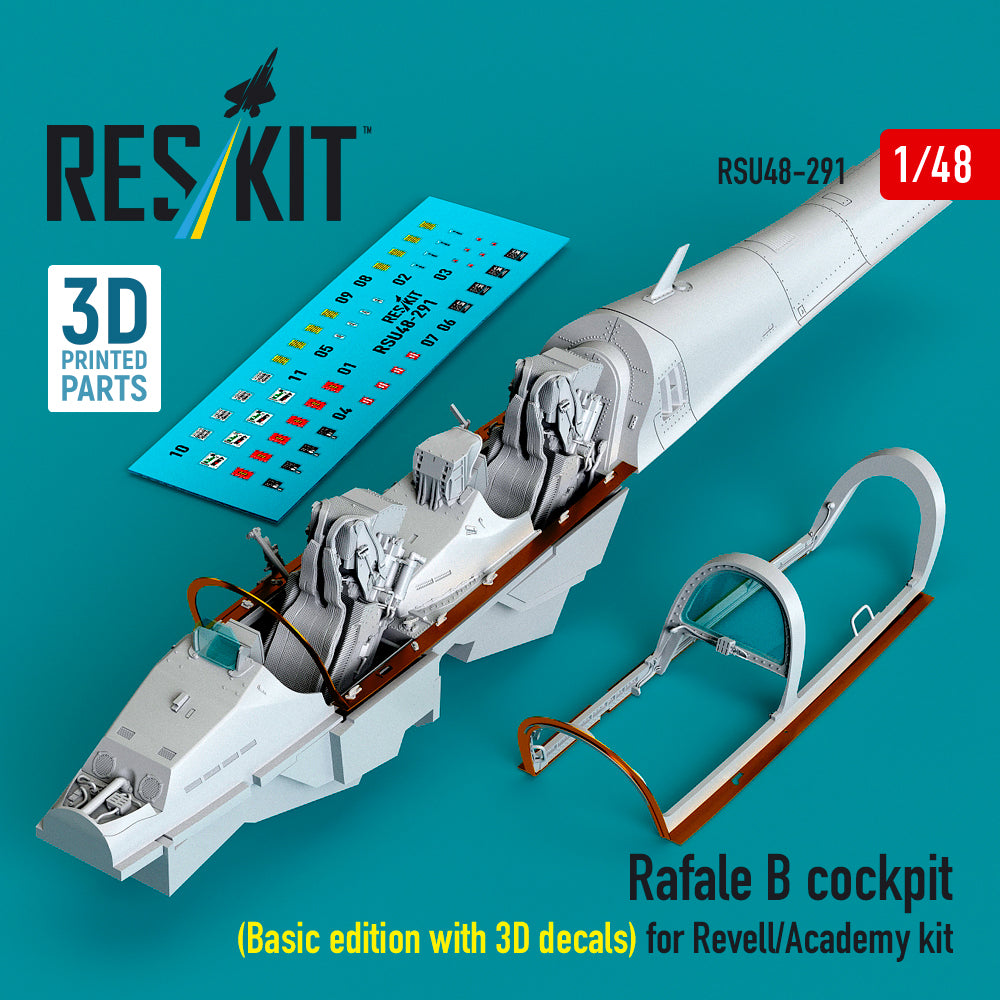 ResKit RSU48-0291 1:48 Dassault Rafale B cockpit