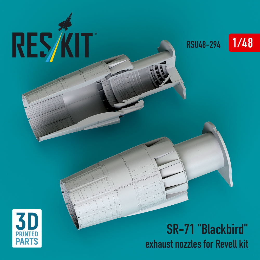 ResKit RSU48-0294 1:48 Lockheed SR-71 Blackbird exhaust nozzles