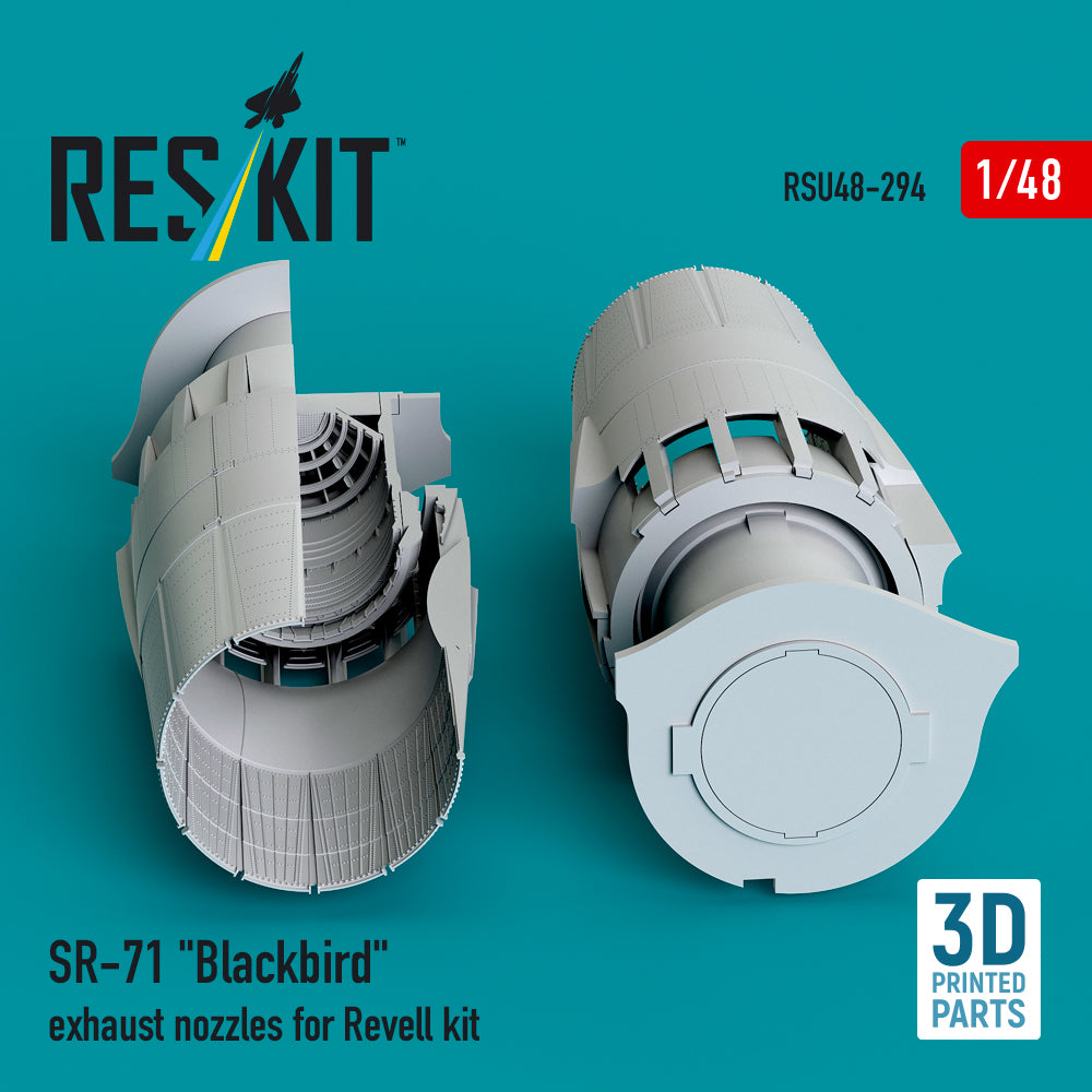 ResKit RSU48-0294 1:48 Lockheed SR-71 Blackbird exhaust nozzles