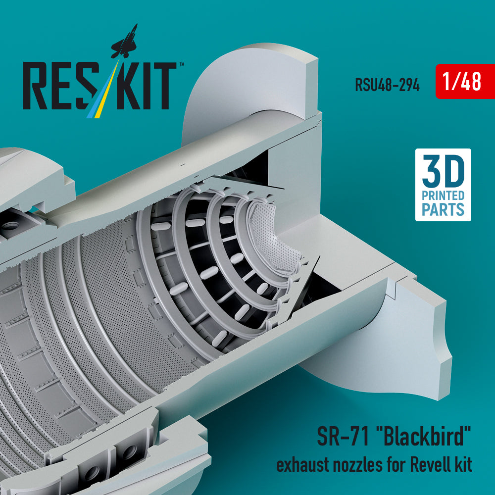 ResKit RSU48-0294 1:48 Lockheed SR-71 Blackbird exhaust nozzles