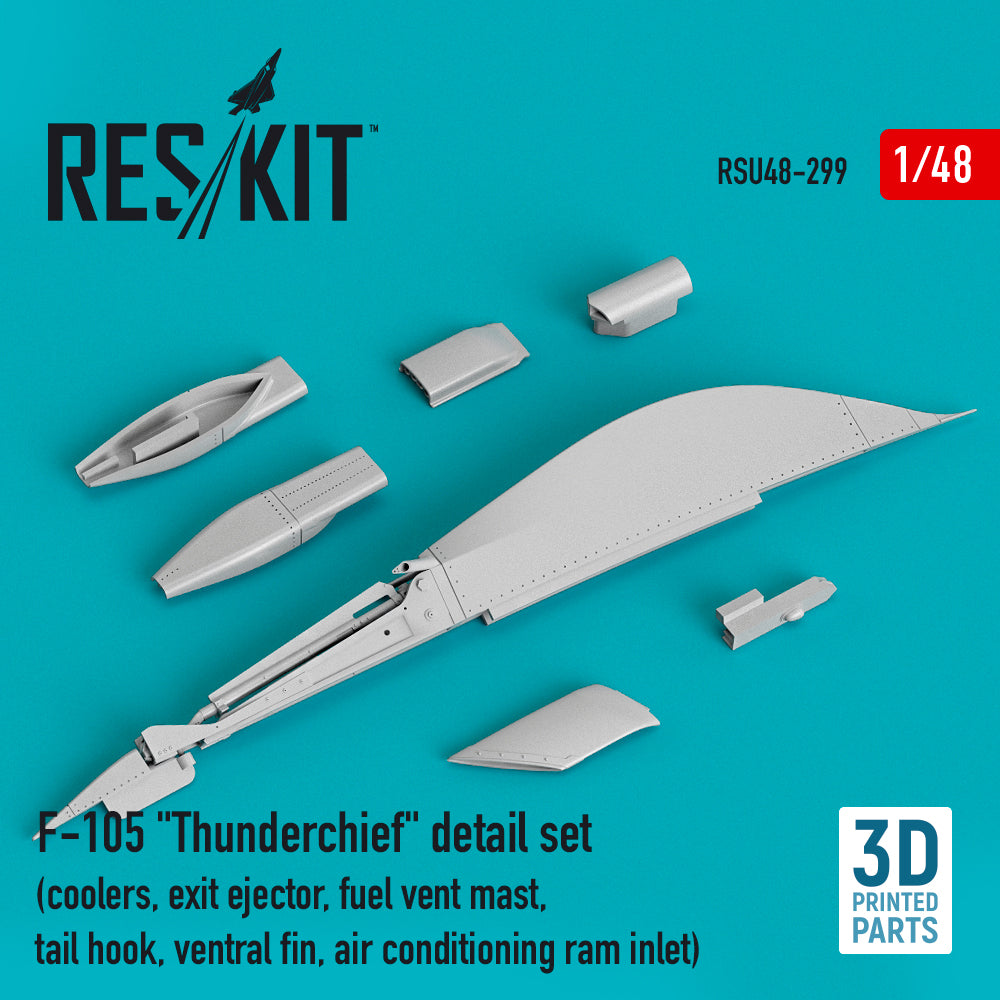 ResKit RSU48-0299 1:48 Republic F-105D Thunderchief detail set