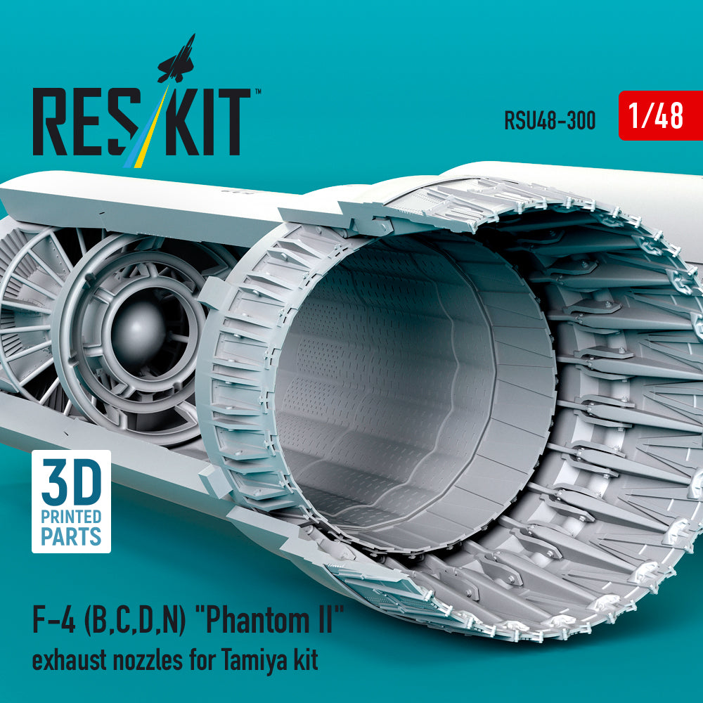 ResKit RSU48-0300 1:48 McDonnell F-4B Phantom II exhaust nozzles