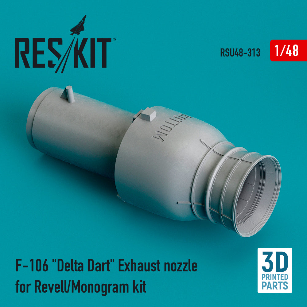 ResKit RSU48-0313 1:48 Convair F-106A/F-106B Delta Dart exhaust nozzle