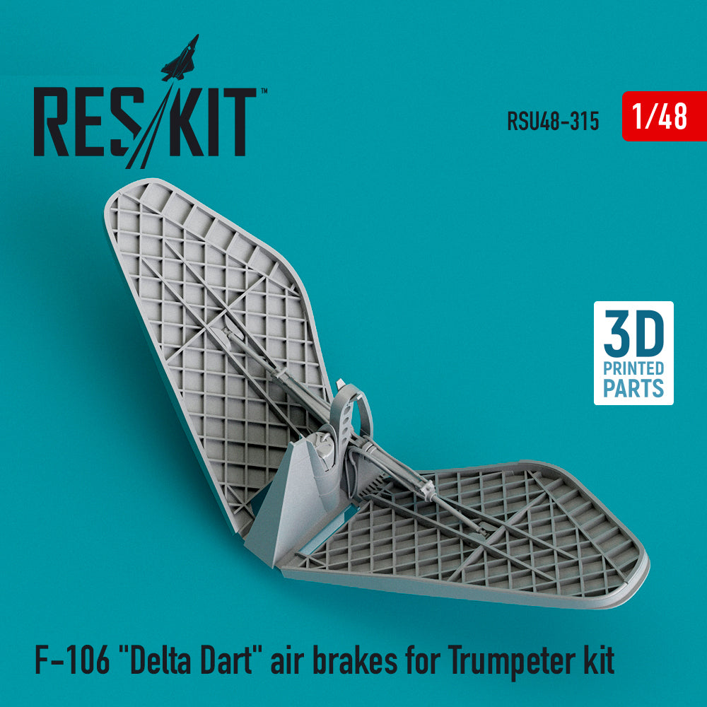 ResKit RSU48-0315 1:48 Convair F-106A/F-106B Delta Dart air brakes
