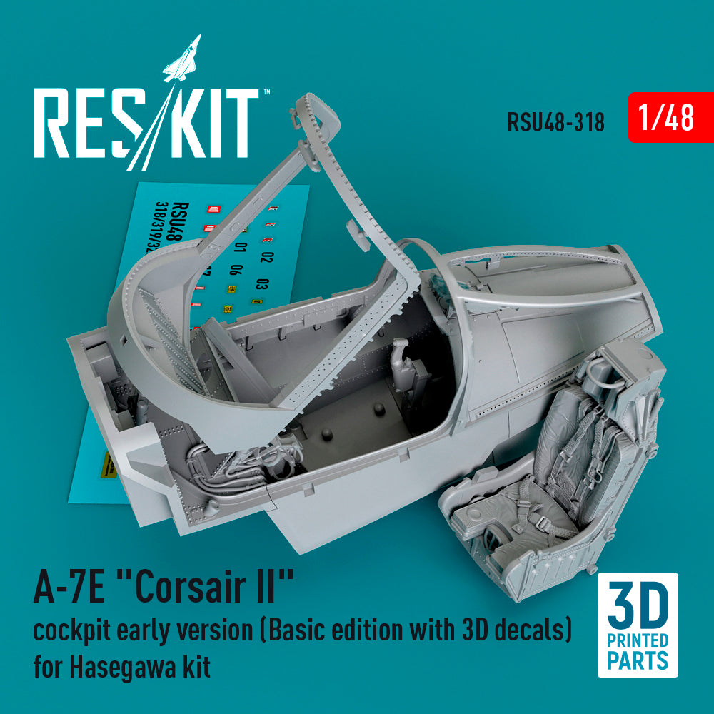 ResKit RSU48-0318 1:48 LTV A-7E Corsair cockpit early version