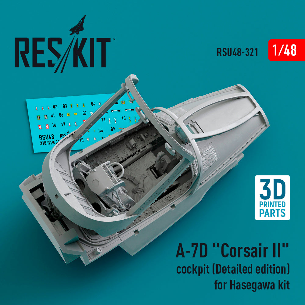 ResKit RSU48-0321 1:48 LTV A-7D Corsair cockpit