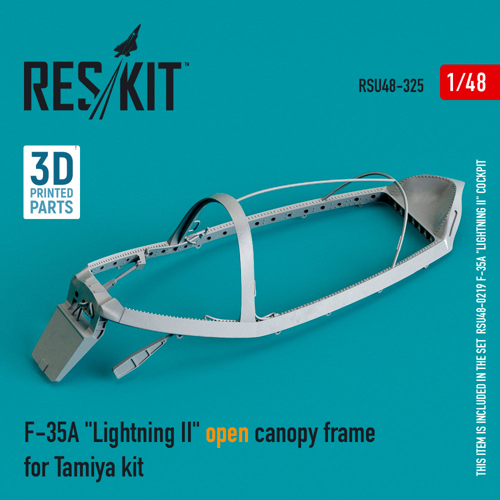 ResKit RSU48-0325 1:48 Lockheed-Martin F-35A Lightning II open canopy frame