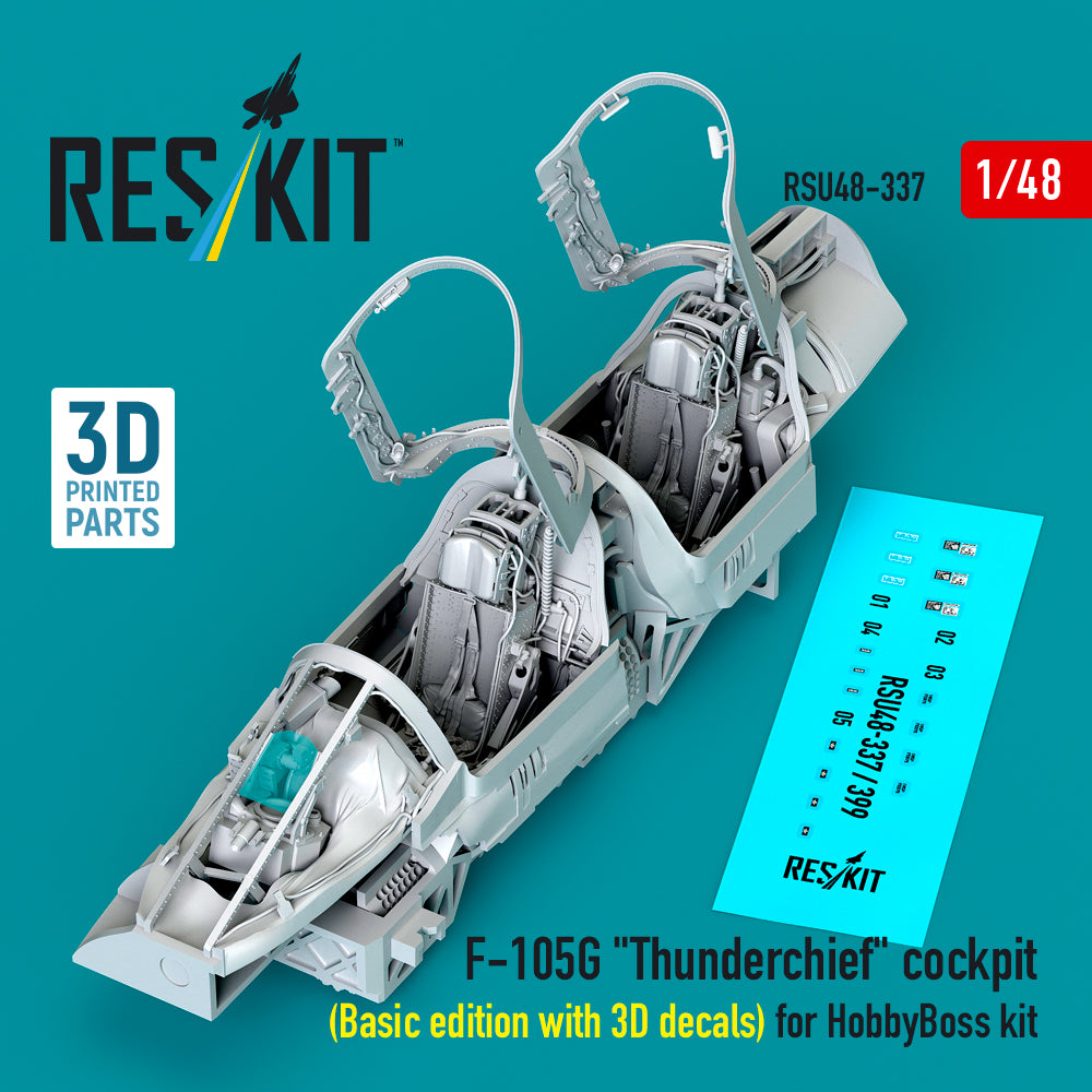 ResKit RSU48-0337 1:48 Republic F-105G Thunderchief cockpit